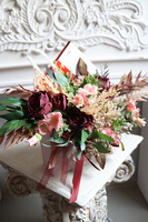 koperta / kompozycja flowerbox Chocolate