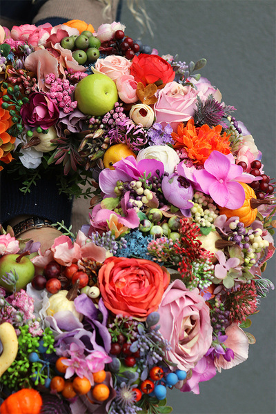 Peralia, bogaty wianek dekoracyjny