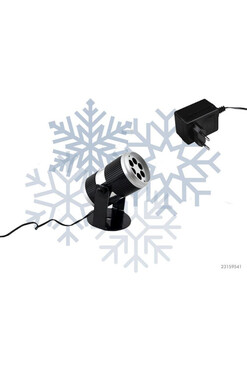 OD RĘKI rzutnik Tańczące Śnieżynki LED