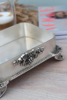 Abigail, taca / patera posrebrzana z wysokim brzegiem