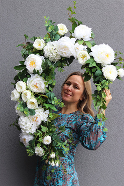 dekoracyjna girlanda, Biała Dama 2, dł.1.5m