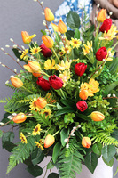 Kolorowa Wiosna Volcan, wiosenny komplet dekoracji nagrobnych