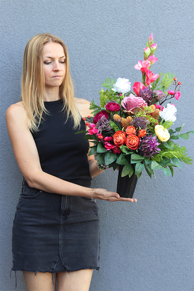 Irralia Volcan, komplet dekoracji nagrobnych