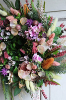 bogaty wianek ozdobny, Villato, rozp.38cm 