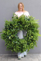 Tasmania Grandiosa, ogromny zielony wianek na ścianę