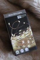 zewnętrzne lampki / światełka, Silver Wire