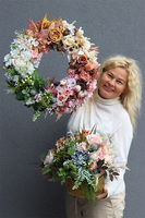 Vivaldi, dekoracyjny wianek na drzwi