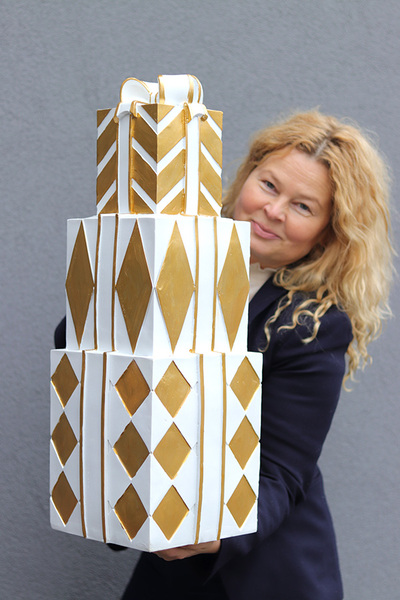 Xmas Ball, figurka świąteczna prezenty	