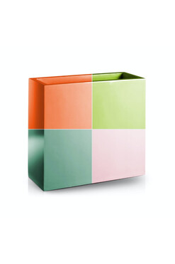 Rectangle, donica fiberglass w kolorze RAL, wym.50x50x20cm