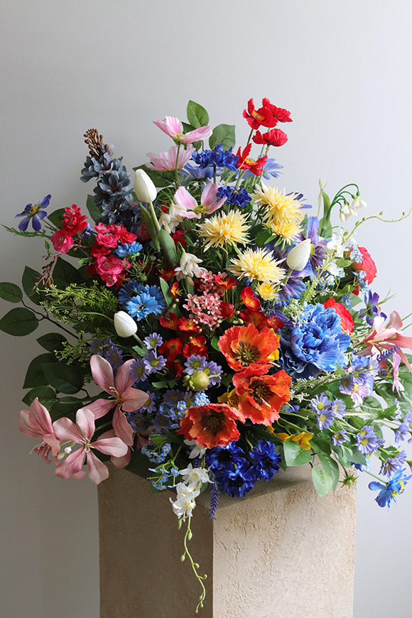 Polska Łąka, kompozycja nagrobna w naczyniu