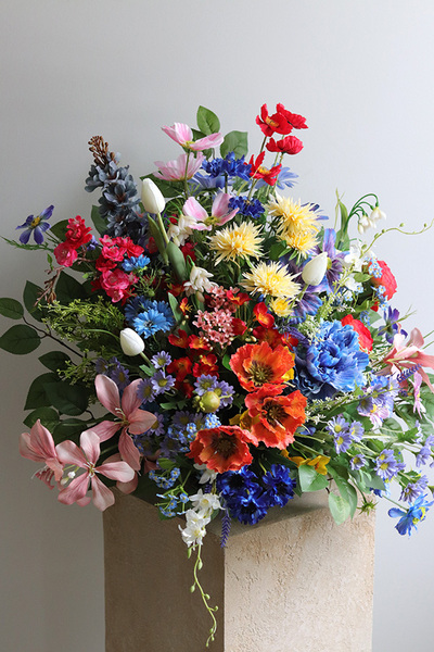 Polska Łąka, kompozycja nagrobna w naczyniu