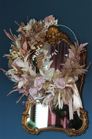 Subtelle Carmello, wianek boho na obręczy, rozp.80cm