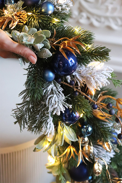 Dark Blue Eveline Xmas, girlanda świąteczna