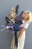 New Yorker, bukiet dekoracyjny z suszem boho