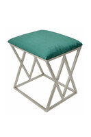 Magnat B, pufa / siedzisko, kolor butelkowa zieleń , wym. 41x35x45cm