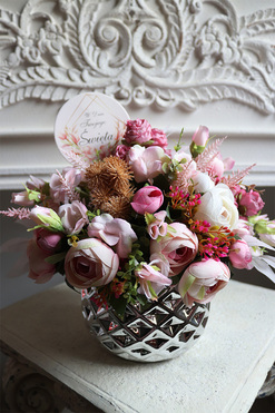 Beltresa, kompozycja na prezent z napisem na piku, wym26x27cm 