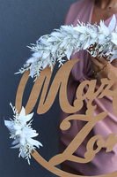 Boho Love 4 krąg ślubny wianek Witamy Gości Weselnych