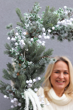 OD RĘKI White Winter, zimowa girlanda dekoracyjna, dł.200cm 
