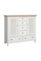 komoda z szufladami Bristol White