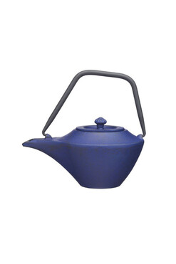 Cafetiere, żeliwny dzbanek do herbaty, granatowy, poj.450ml