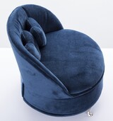 szkatułka / puzderko Florencja Chair Blue, wym.14x21.5x16cm