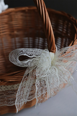 Jabłonka Bielisane, dekorowany koszyczek wielkanocny, wys.30cm