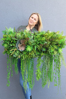 Dalila 4, kompozycja sukulenty do twojej donicy, wym.44x85x35cm