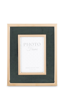 Simple Velvet Elegance, ramka na zdjęcia, zielona, wym.24.5x19.5cm