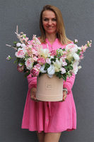 Birthday Party, flowerbox prezentowy