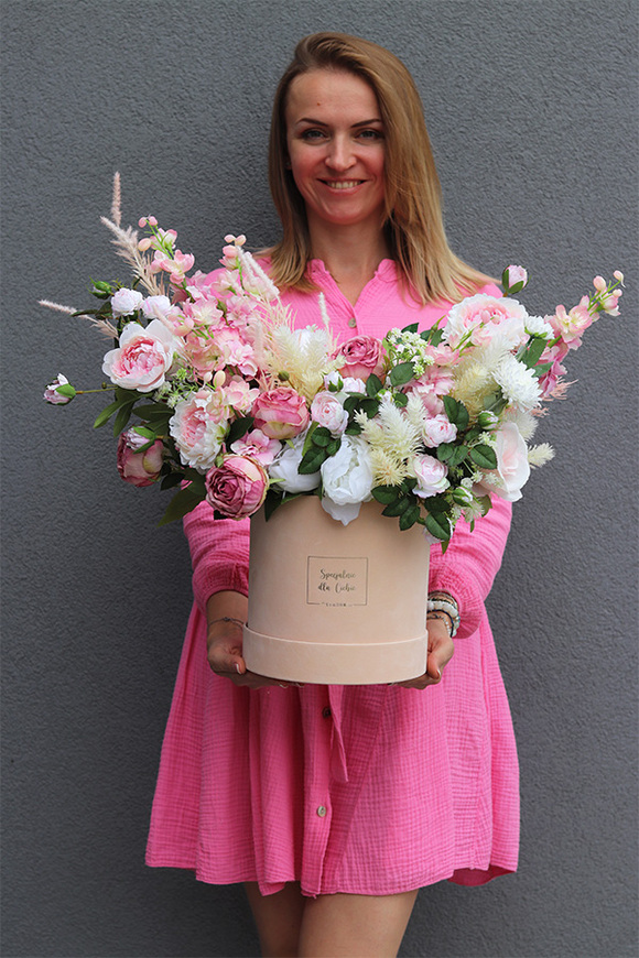 Birthday Party, flowerbox prezentowy