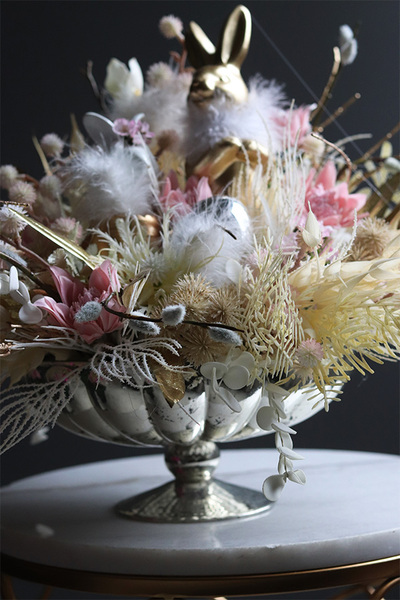 Goldera, wielkanocny stroik w pucharze