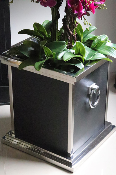 Excelsior Royal Fuksja, ekskluzywny storczyk podłogowy w metalowej donicy