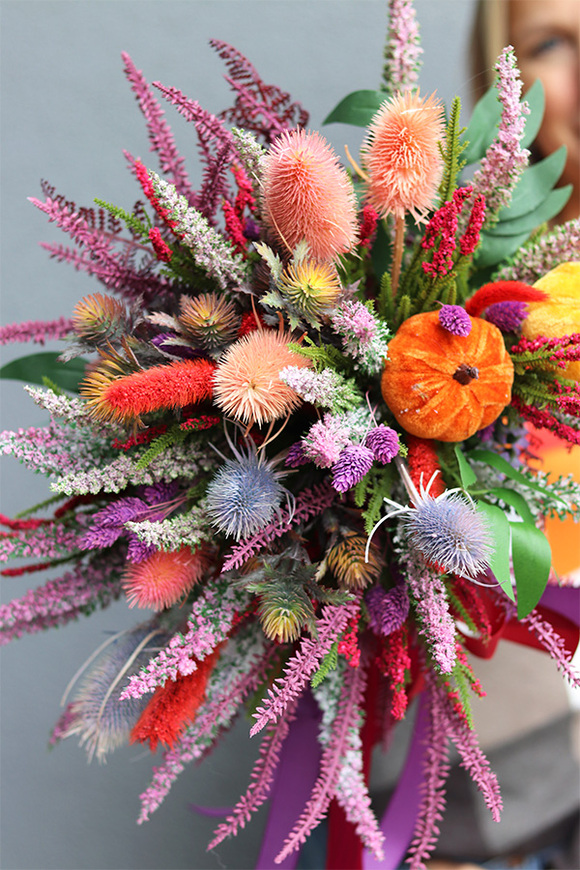 Wrzosy Jesienią, jesienny bukiet do wazonu