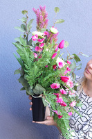 Resulla, bukiet nagrobny we wkładzie do wazonu