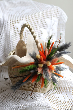 Mexico Easter, jednostronnie dekorowany koszyczek wielkanocny, wys.30cm 