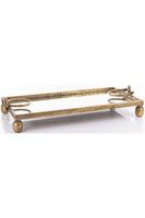 Deepika, dekoracyjna złota taca lustrzana