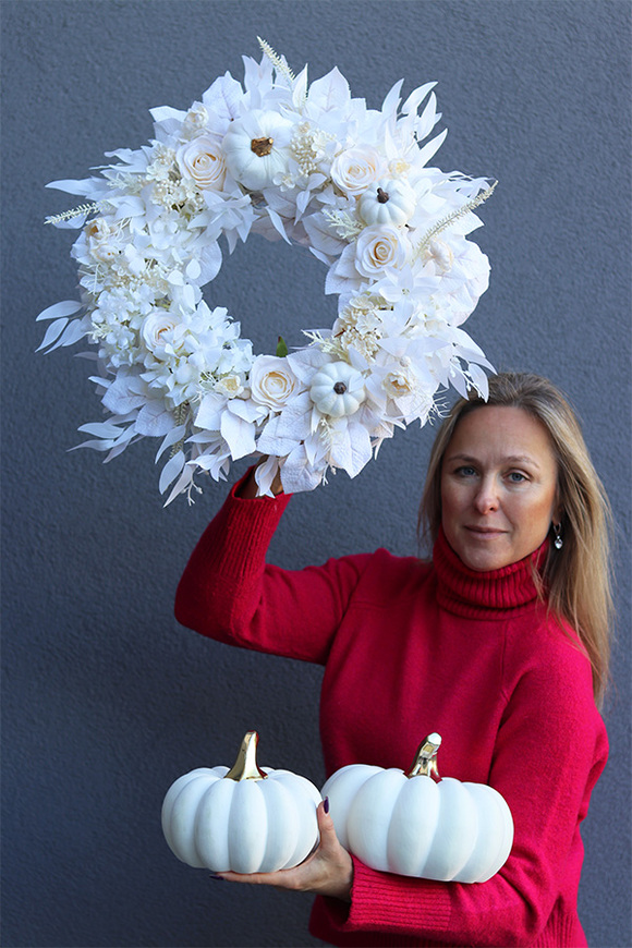 dekoracyjna dynia, Pumpkin Beige 