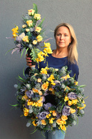 Hedira, bukiet nagrobny we wkładzie