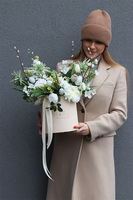 Aleksandra, wiosenny flowerbox welurowy
