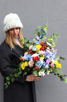 Łąka Molenita, bukiet nagrobny we wkładzie