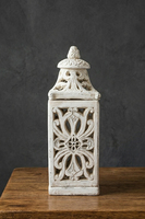Dahli, ceramiczny ażurowy lampion