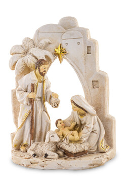 bożonarodzeniowa Szopka Betlejem A, figurka, wym.18,2x14,3x10,4cm