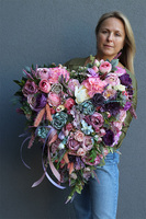 Delania Serenada, bogata wiązanka nagrobna