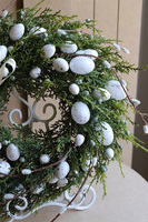 Kreolita, wielkanocny wianek na drzwi