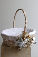 Stonovany, jednostronnie dekorowany koszyczek wielkanocny