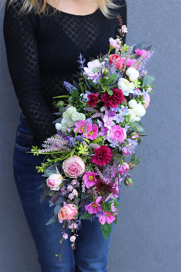 Pink&Purple Laos, wiosenna kompozycja kwiatowa