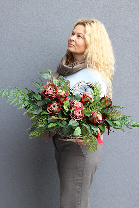 Serce Rossena, kompozycja nagrobna z sercem