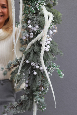 White Winter, zimowa girlanda dekoracyjna, dł.200cm 