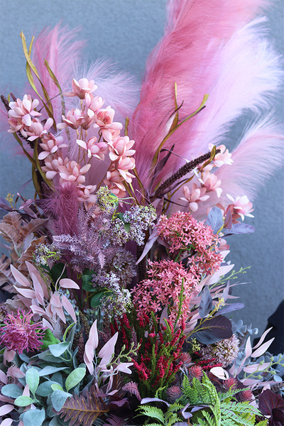 dekoracja roślinna Moko Róż do Twojej donicy, wys.100cm