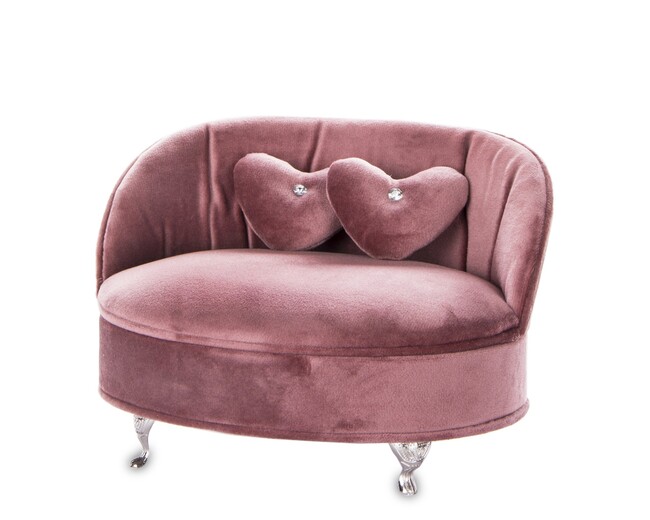 szkatułka / puzderko Florencja Chair Pink, wym.14x21.5x16cm
